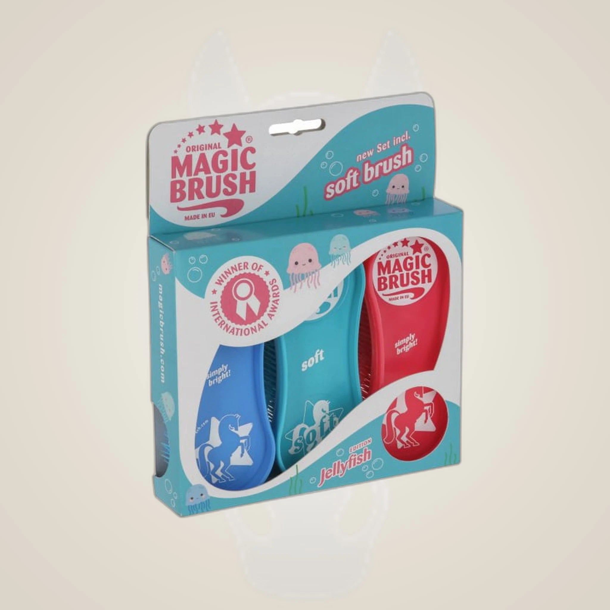 Magic Brush Set - Jelly Fish on One-Eyed Equine branded background