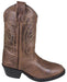 Smoky Mountain Children's Nashville Western Boot - Brown