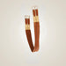 TORY LEATHER CONTOUR GIRTH - Oakbark