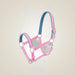 Tough1 Padded Halter with Satin Hardware on One-Eyed Equine branded background