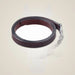Tough1 Royal King Leather Lead with 3/4″ Nickel Chain on One-Eyed Equine branded background