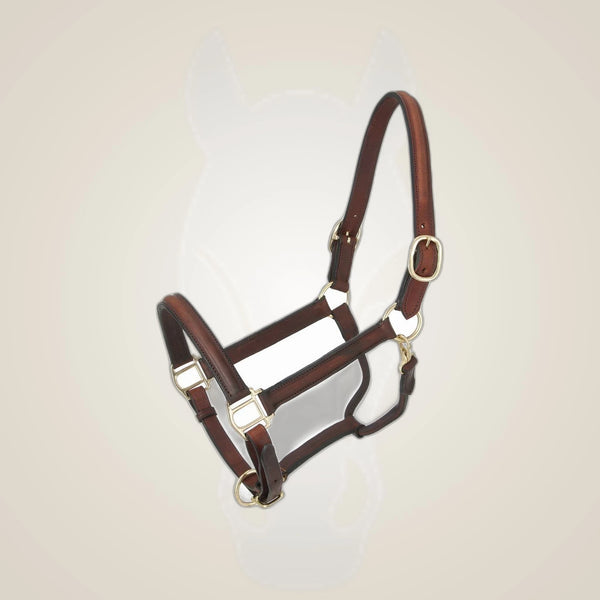 Tough1 Royal King Raised Leather Halter