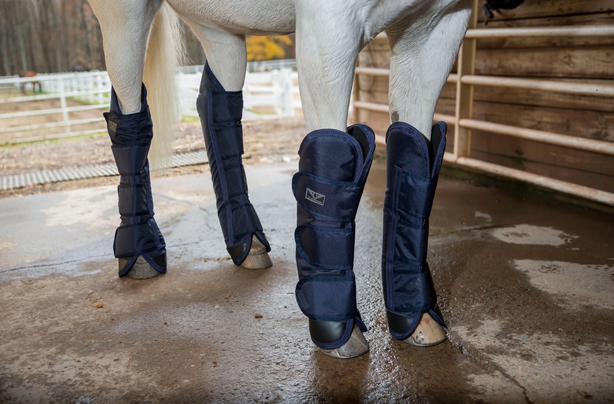 TuffRider 600 D Oxford Shipping Boot - Set of 4 - Navy