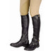 TuffRider Adult Grippy Grain Half Chaps - Black