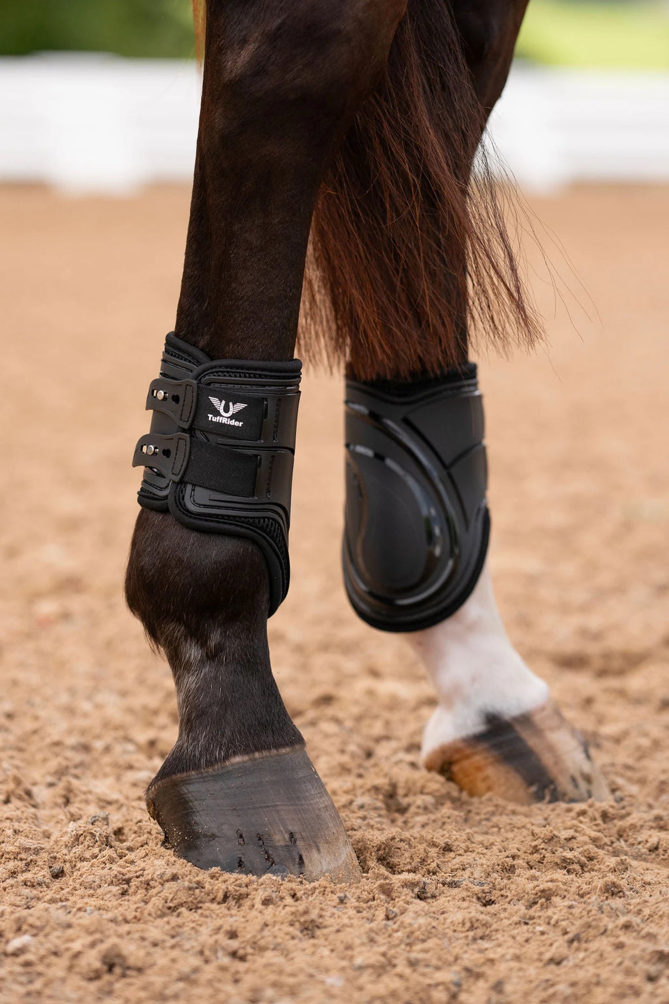 TuffRider Airflow Iron Man Fetlock Boots - Black