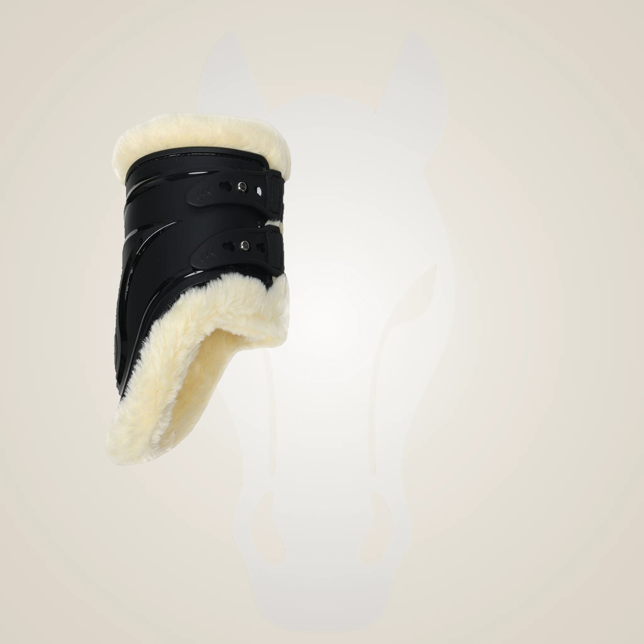 TuffRider Airflow Iron Man Sherpa Fleece Fetlock Boots - Black