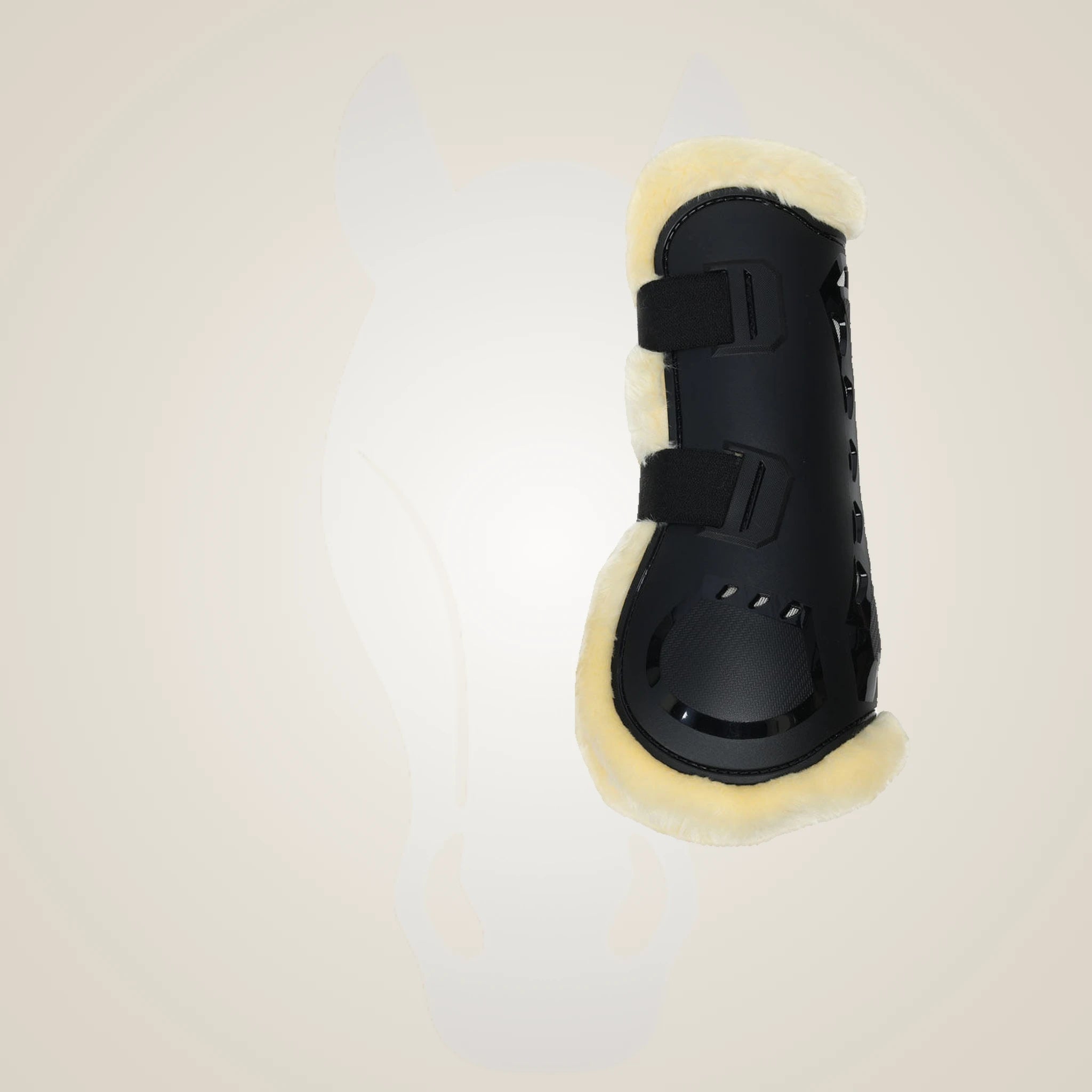 TuffRider Airflow Iron Man Sherpa Fleece Tendon Boots - Black