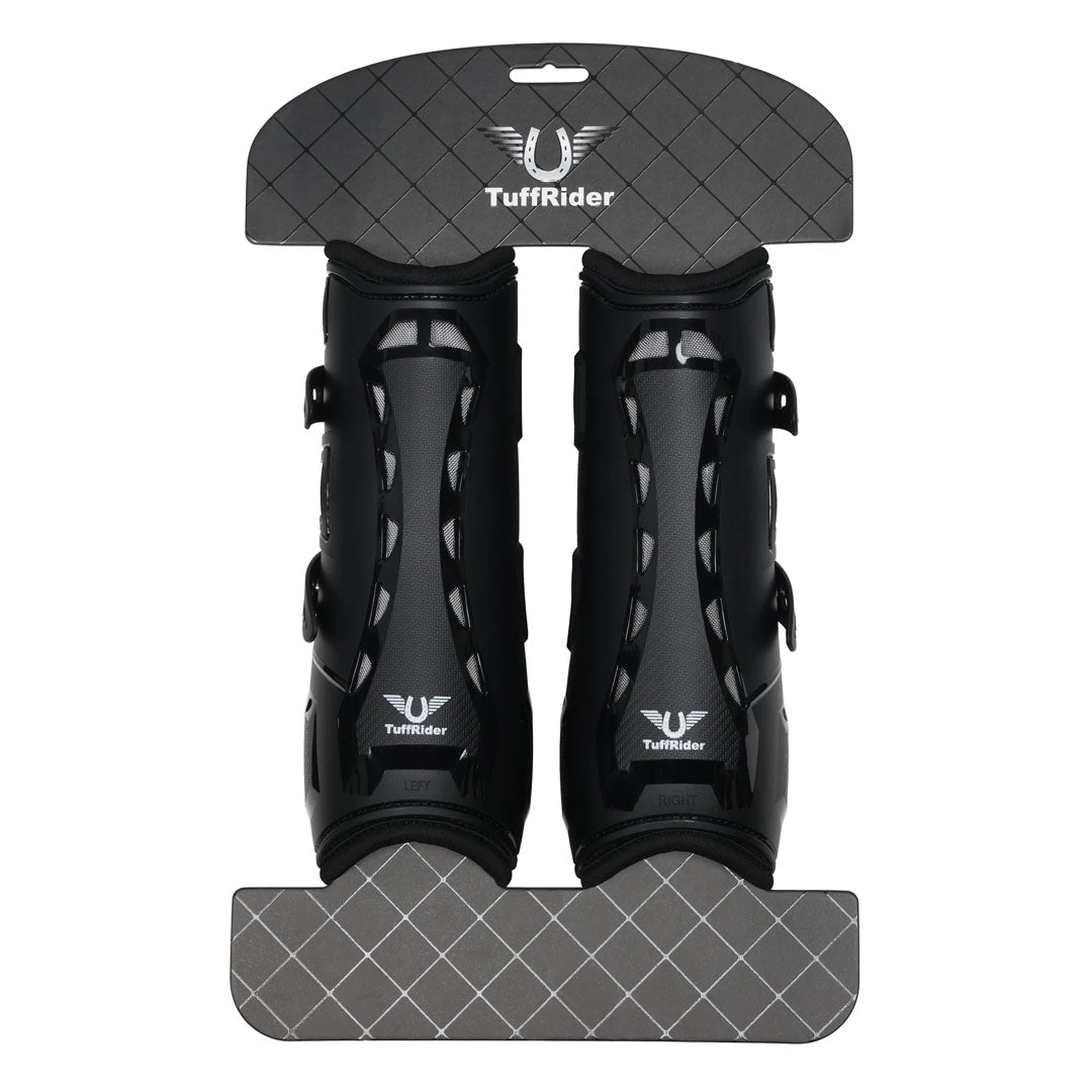 TuffRider Airflow Iron Man Tendon Boots - Black