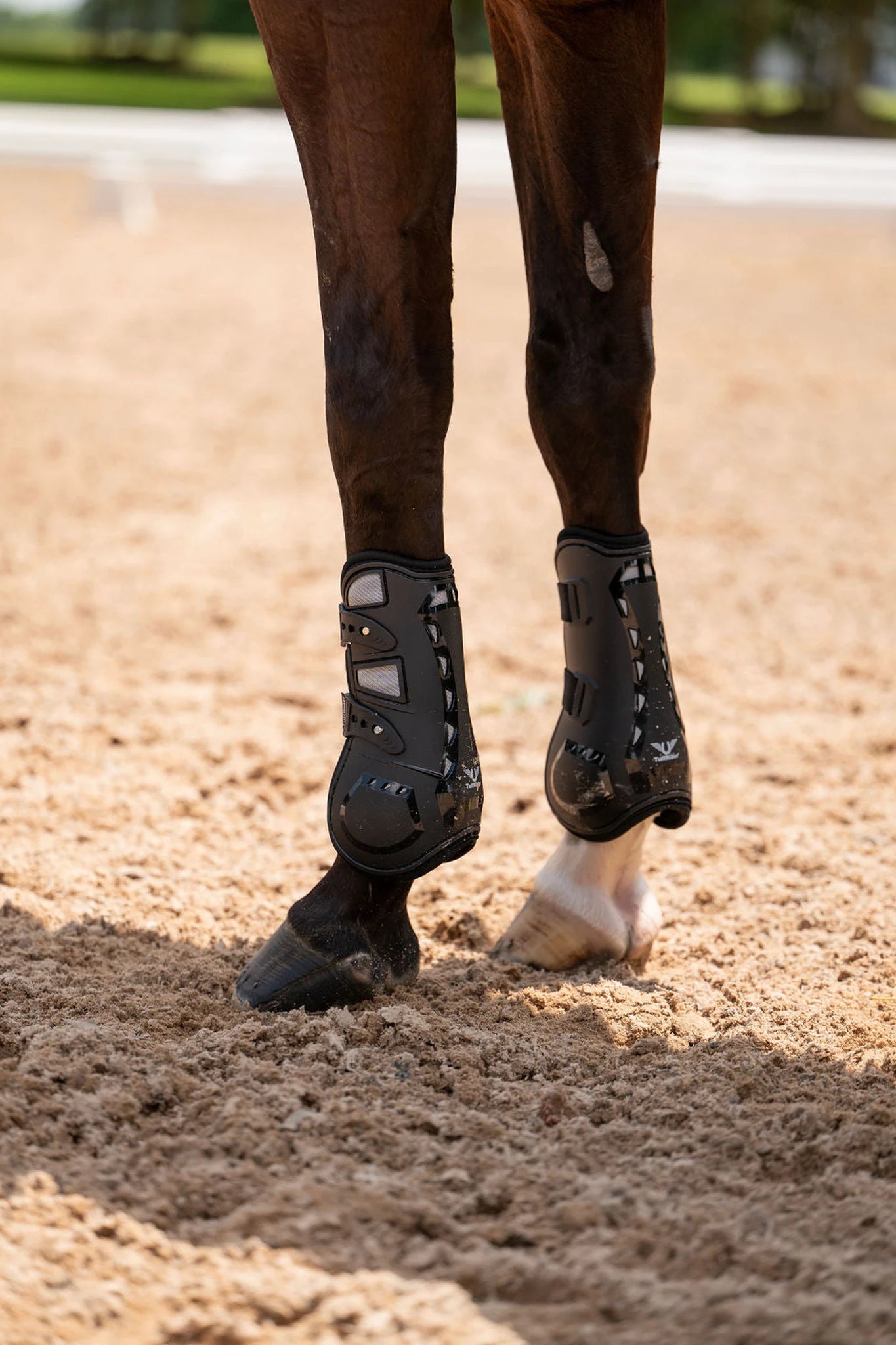TuffRider Airflow Iron Man Tendon Boots - Black