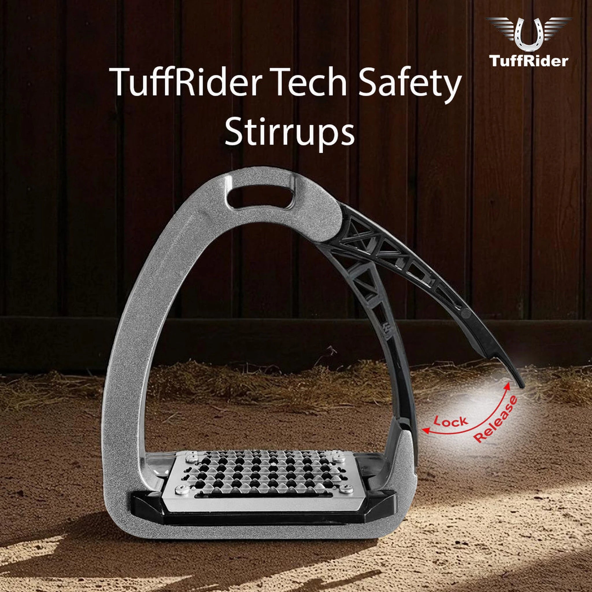 TuffRider Tech Safety Stirrups - Black