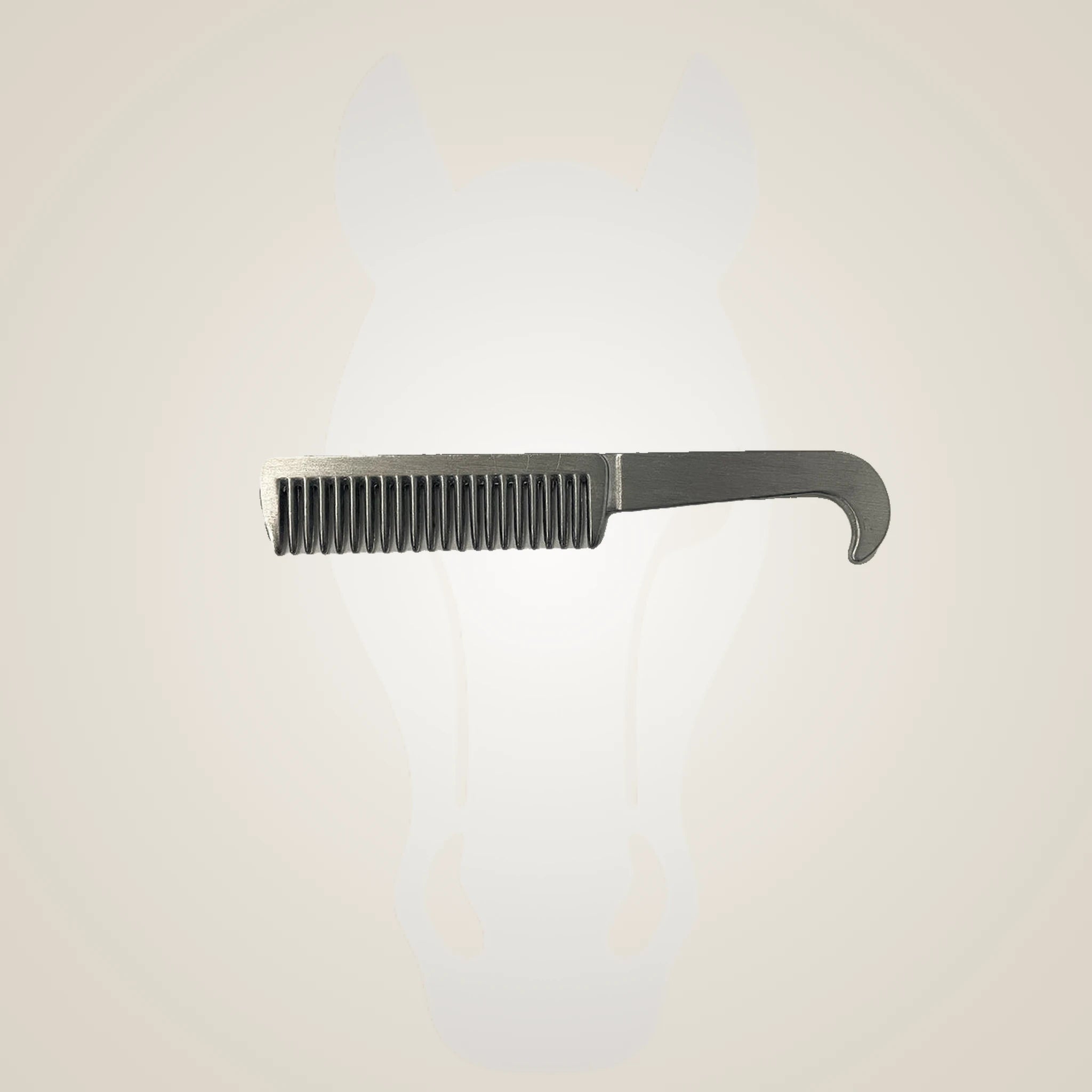 TuffRider Aluminum Comb with Handle - Silver