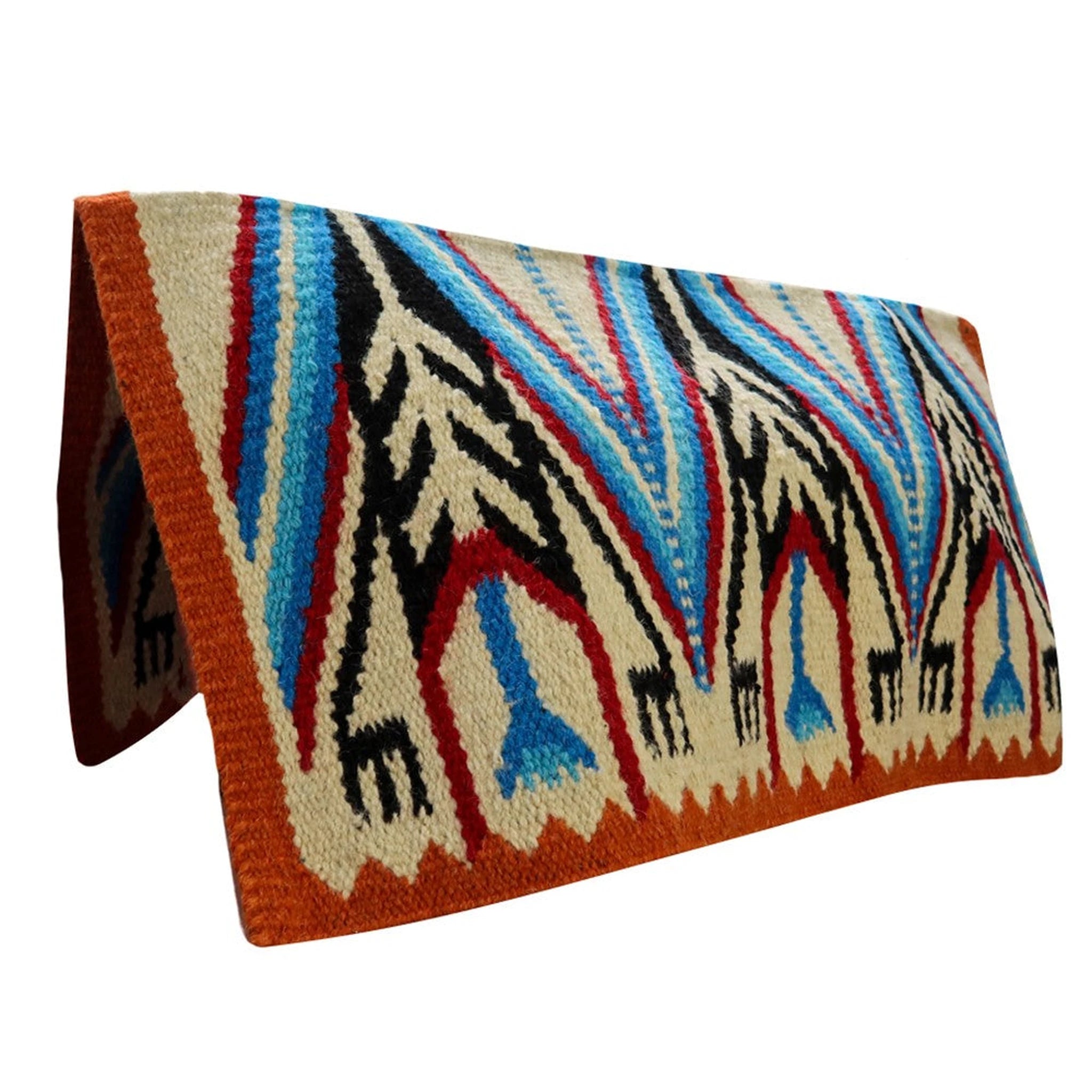 TuffRider Bandera Western Woven Saddle Blanket - Royal