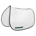 TuffRider Basic All Purpose Saddle Pad with Trim - White/Hunter