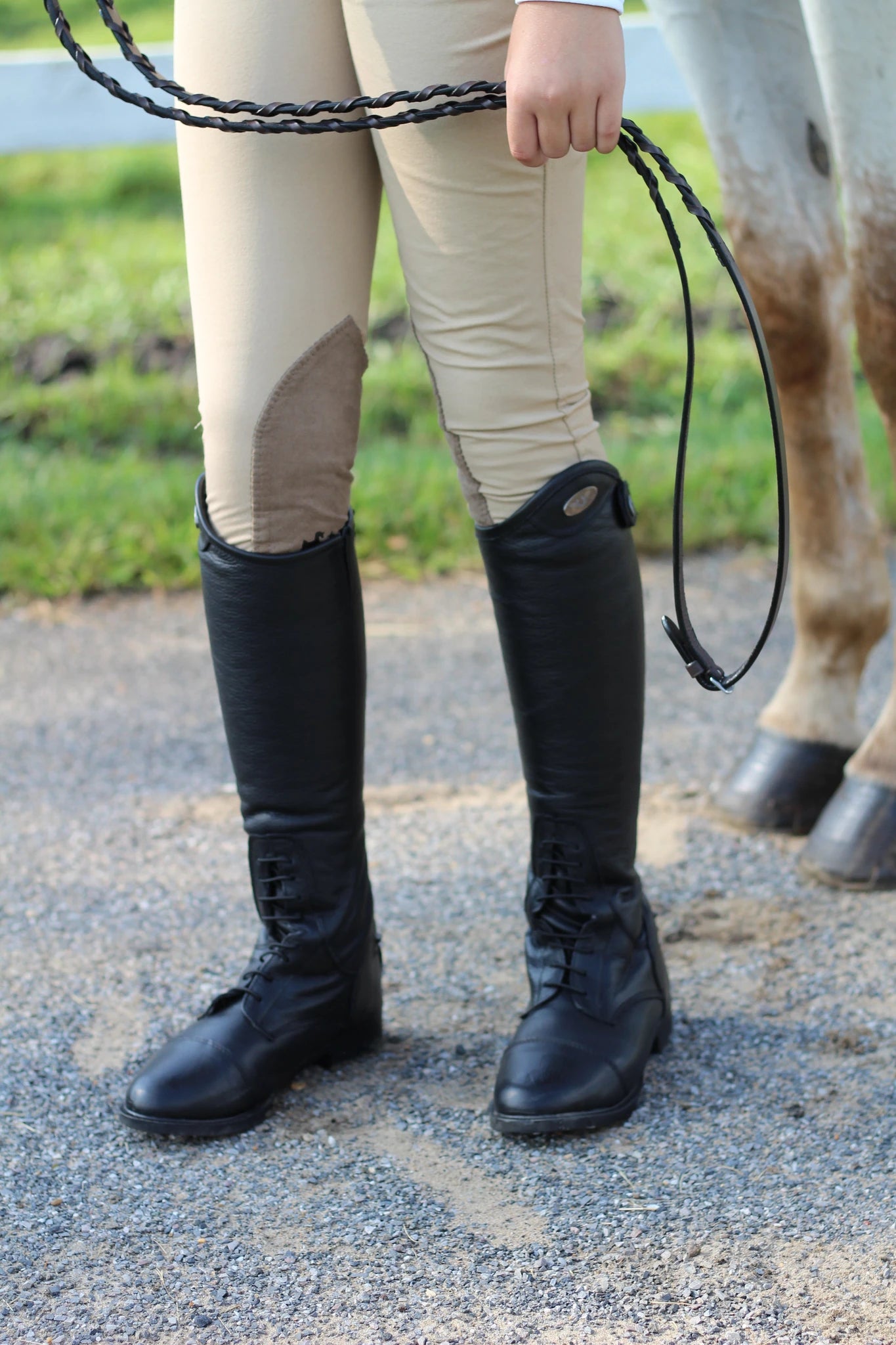 TuffRider Belmont Junior Field Boots - Black