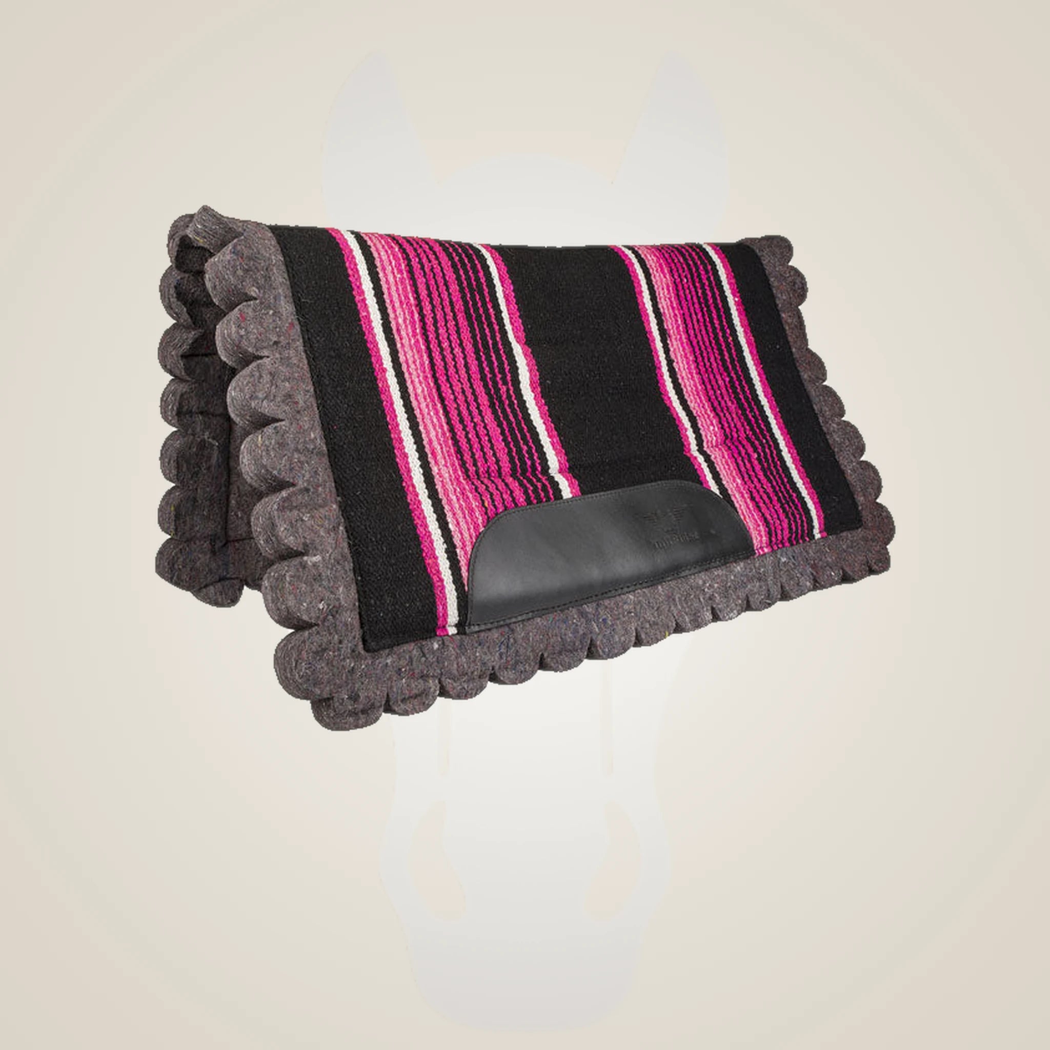 TuffRider Cheyenne Acrylic Felt Western Saddle Pad - Pink