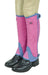 TuffRider Children's Keeneland Synthetic Half Chaps - Pink- Lt. Blue