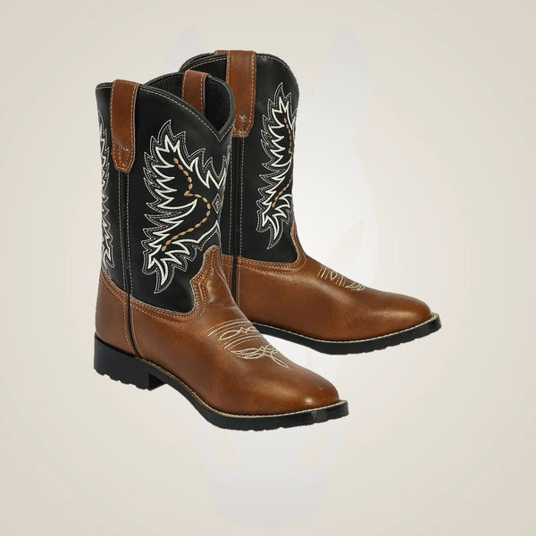 TuffRider Youth Olympic Square Toe Western Boot