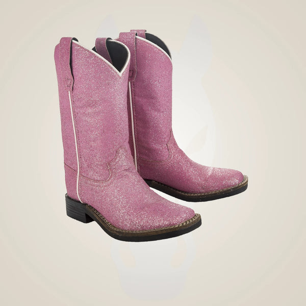 TuffRider Children's Pink Glitter Western Boot