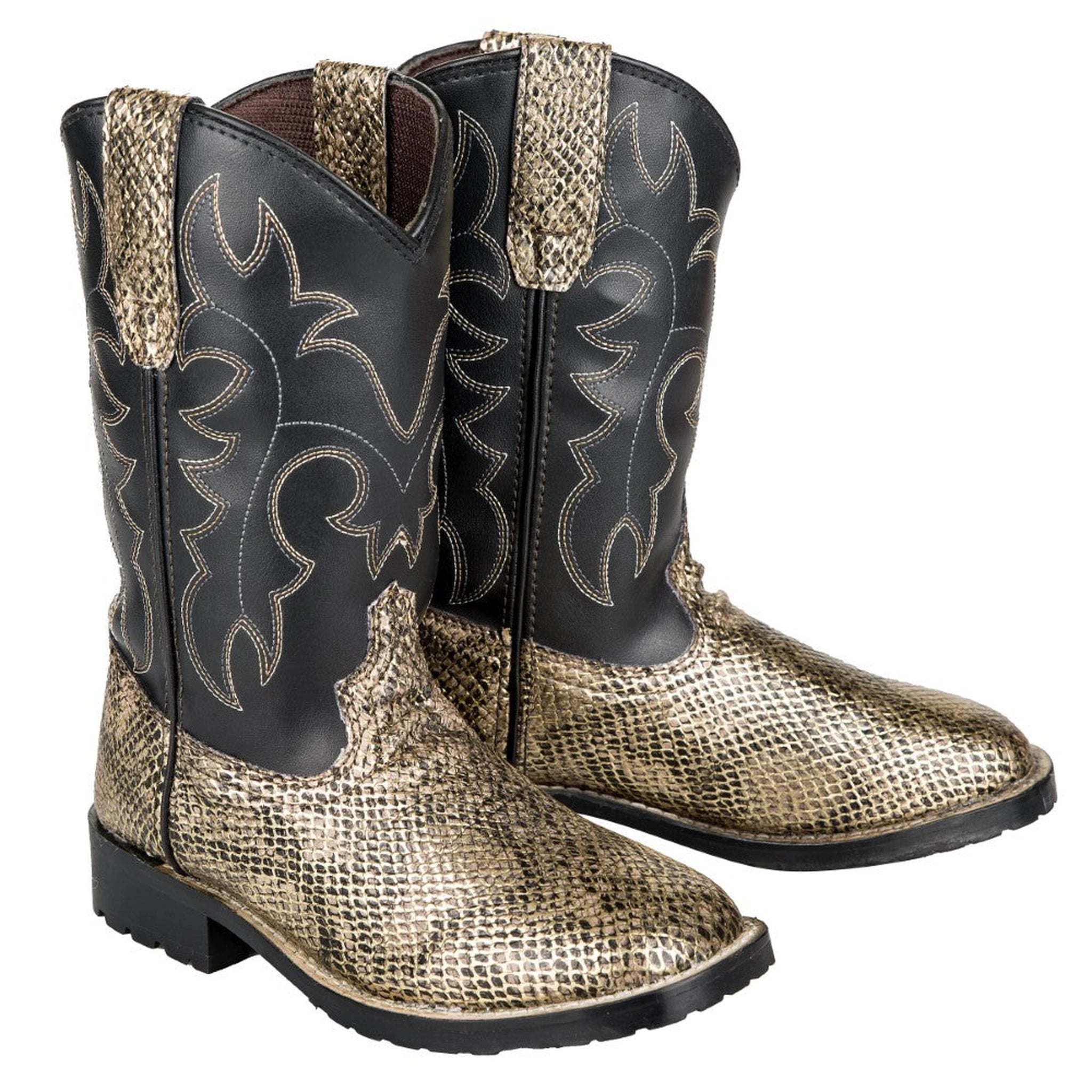 TuffRider Children's Snake In My Boot Western Boot - Black