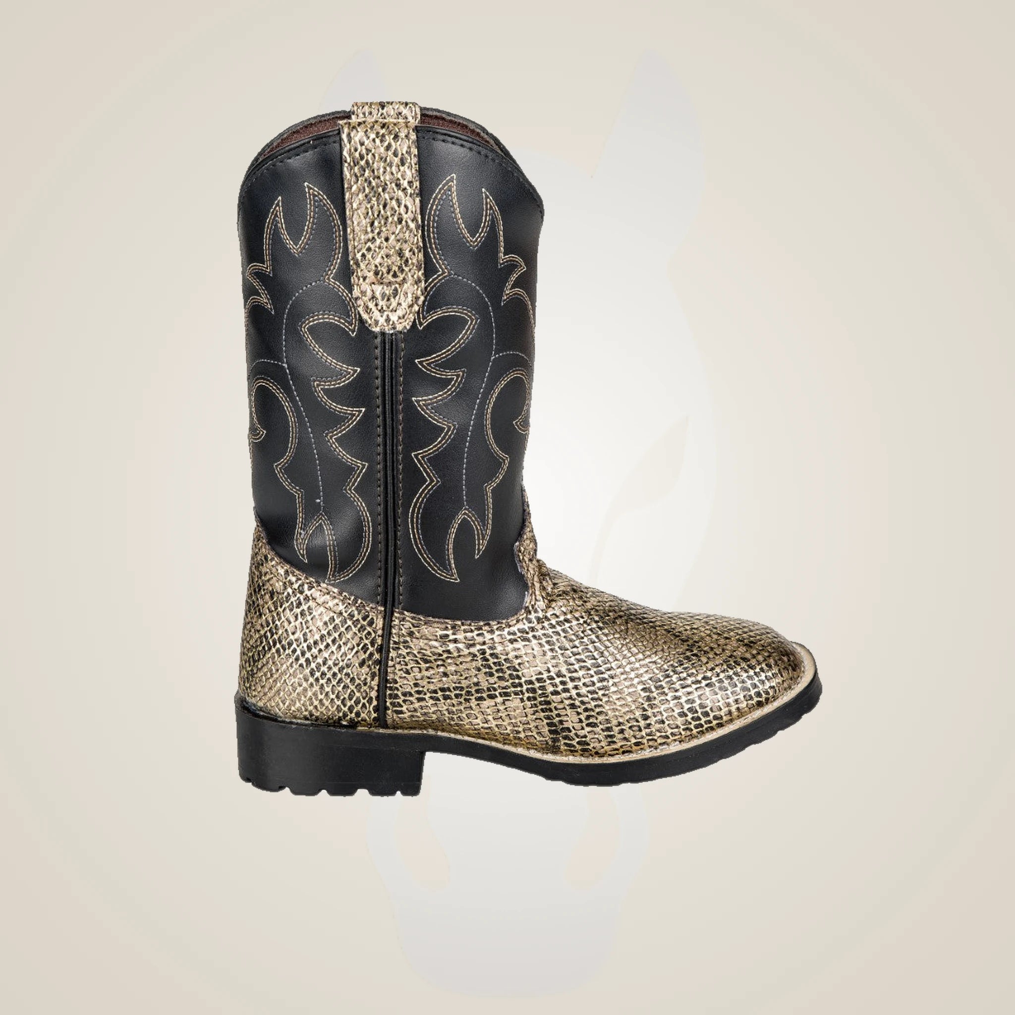 TuffRider Children's Snake In My Boot Western Boot - Black