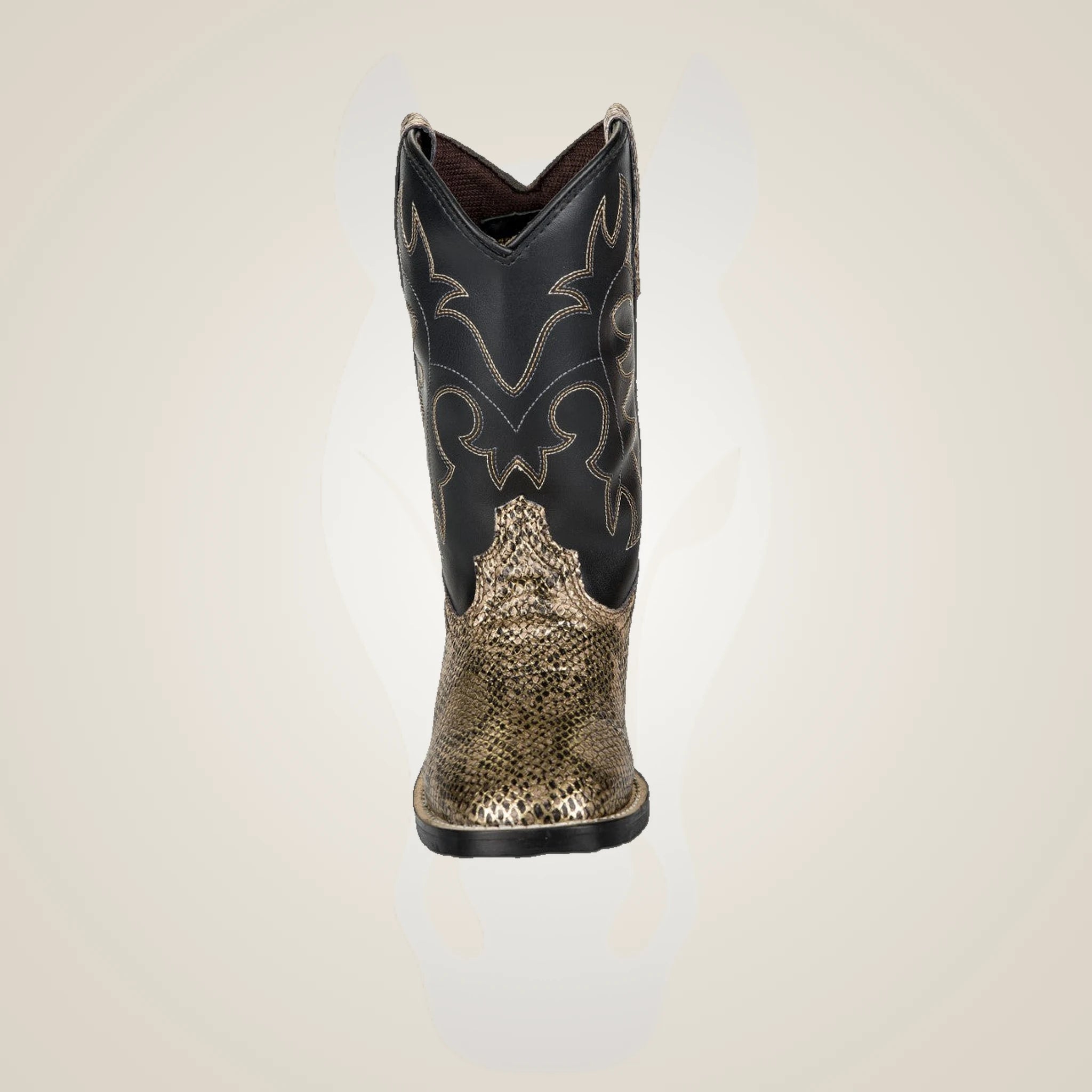 TuffRider Children's Snake In My Boot Western Boot - Black