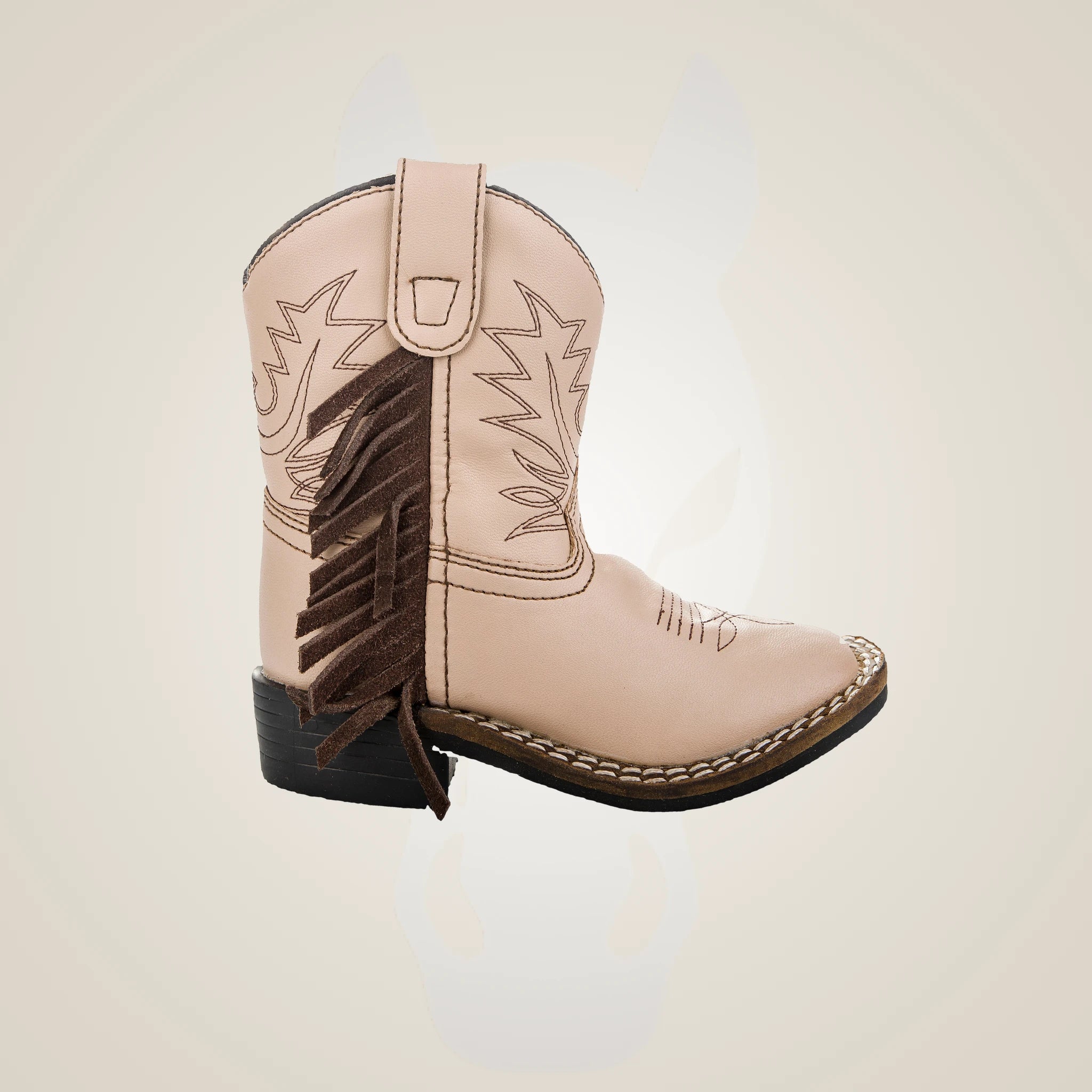 TuffRider Children's Tan Fringe Bootie - Tan