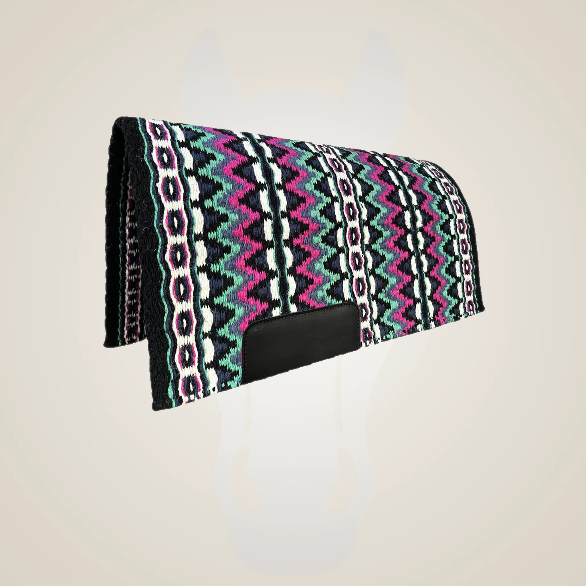 TuffRider Double Weave Western Saddle Blanket 34" X 40" - Multi-003