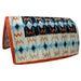 TuffRider Durango Western Woven Saddle Blanket - Light Blue