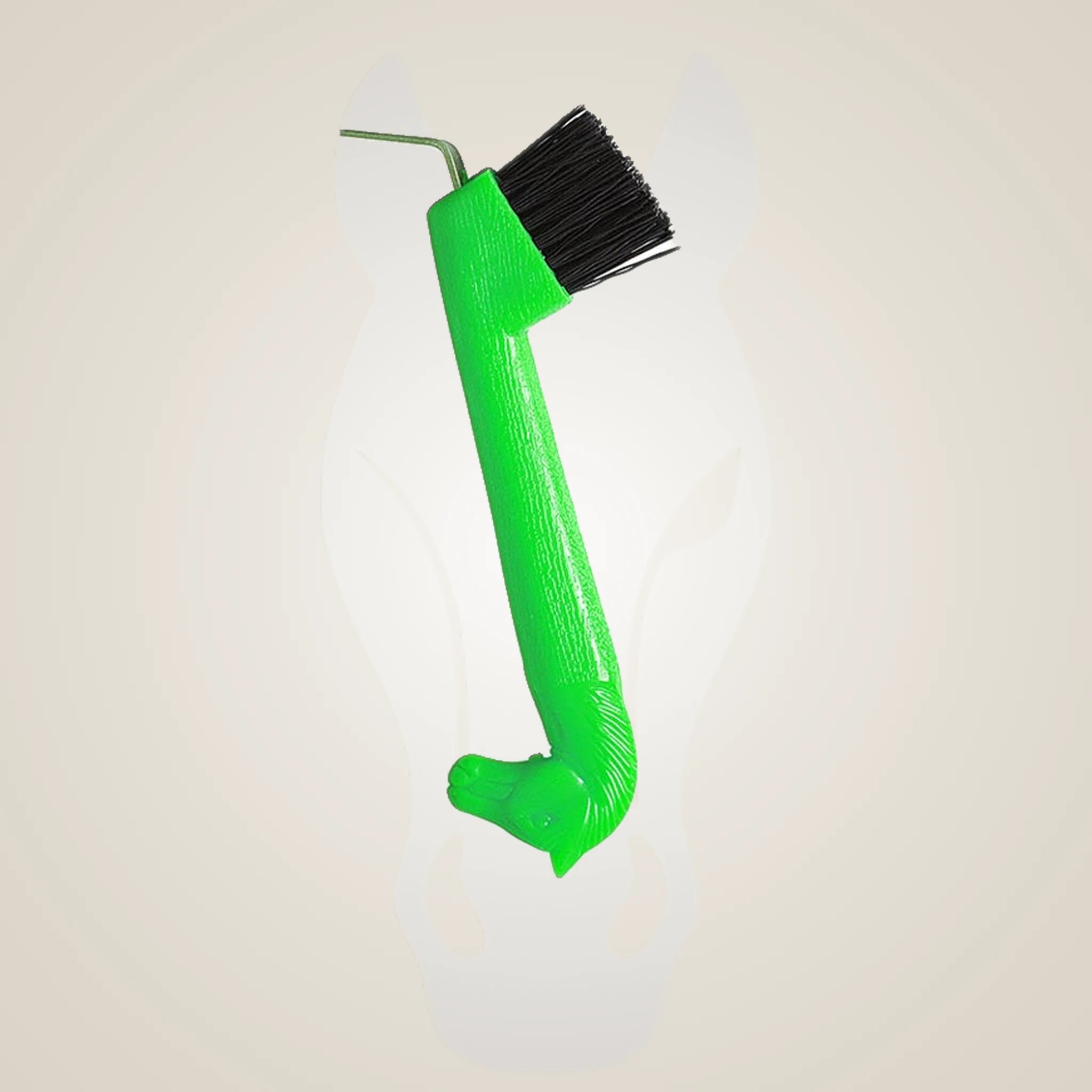 TuffRider Horse Head Hoof Pick - Neon Green