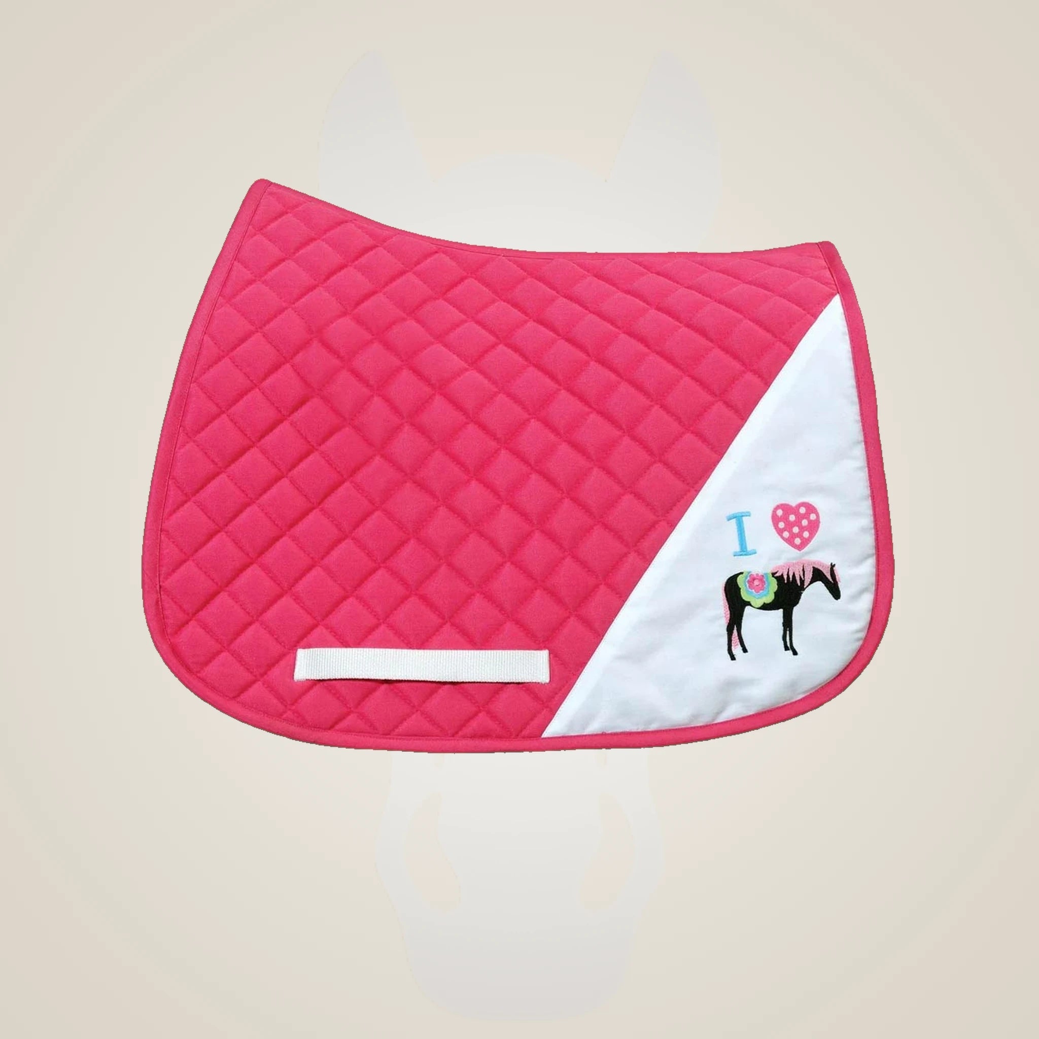 TuffRider I Heart Pony Girl Saddle Pad