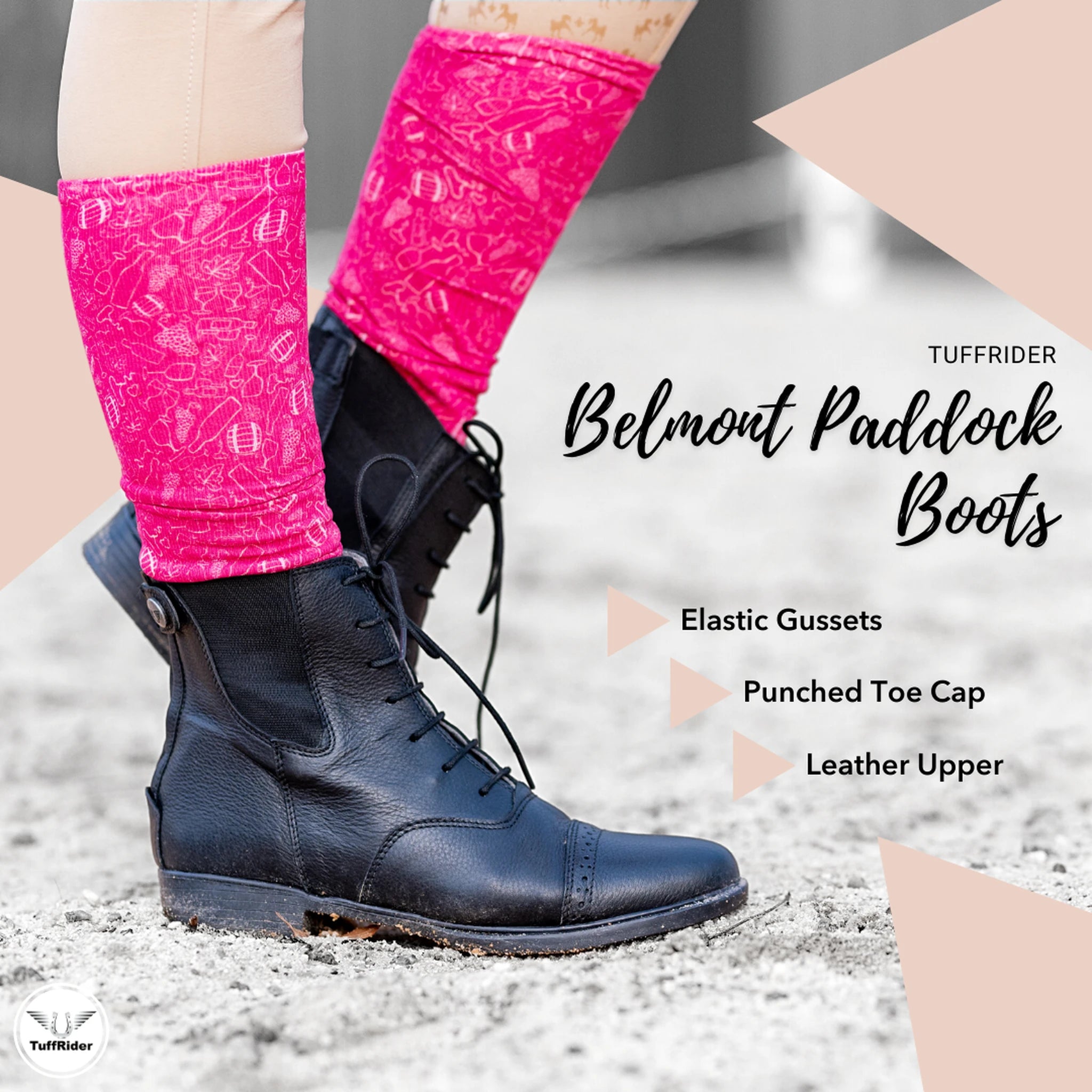 TuffRider Ladies Belmont Paddock Boot - Black