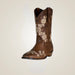 TuffRider Ladies Mormon Square Toe Western Boot - Brown