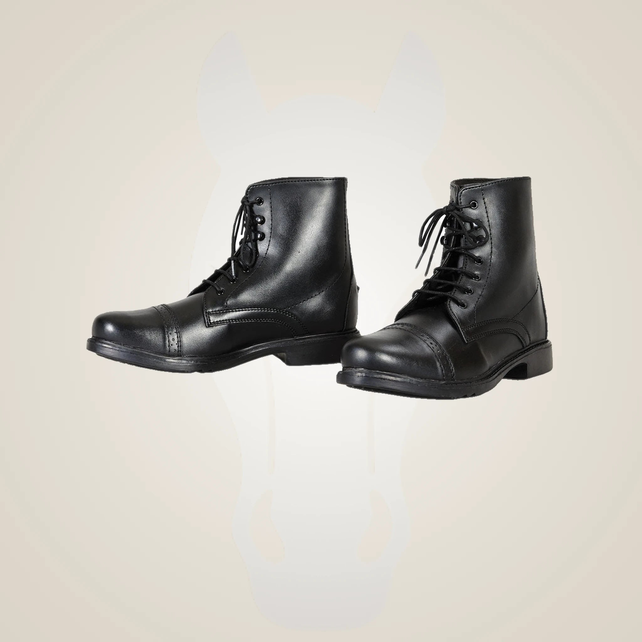 TuffRider Ladies Starter Laced Paddock Boots - Black