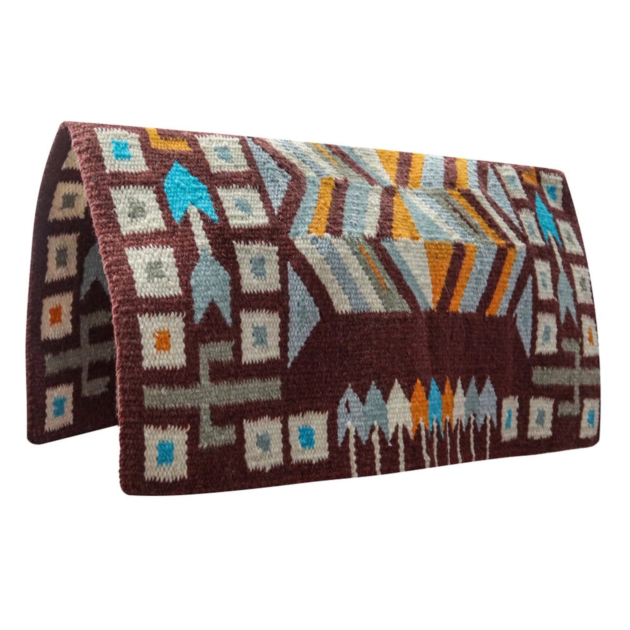 TuffRider Laramie Western Woven Saddle Blanket - Brown