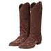 TuffRider Laureate Luxe Western Suede Boots - Brown