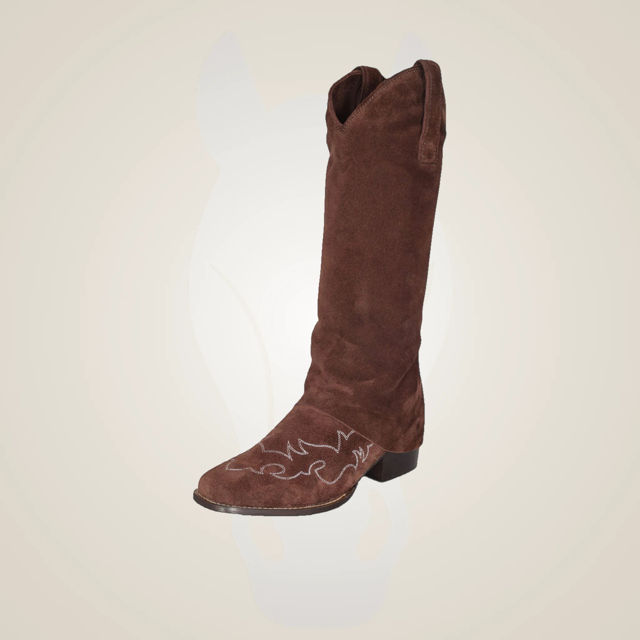 TuffRider Laureate Luxe Western Suede Boots - Brown