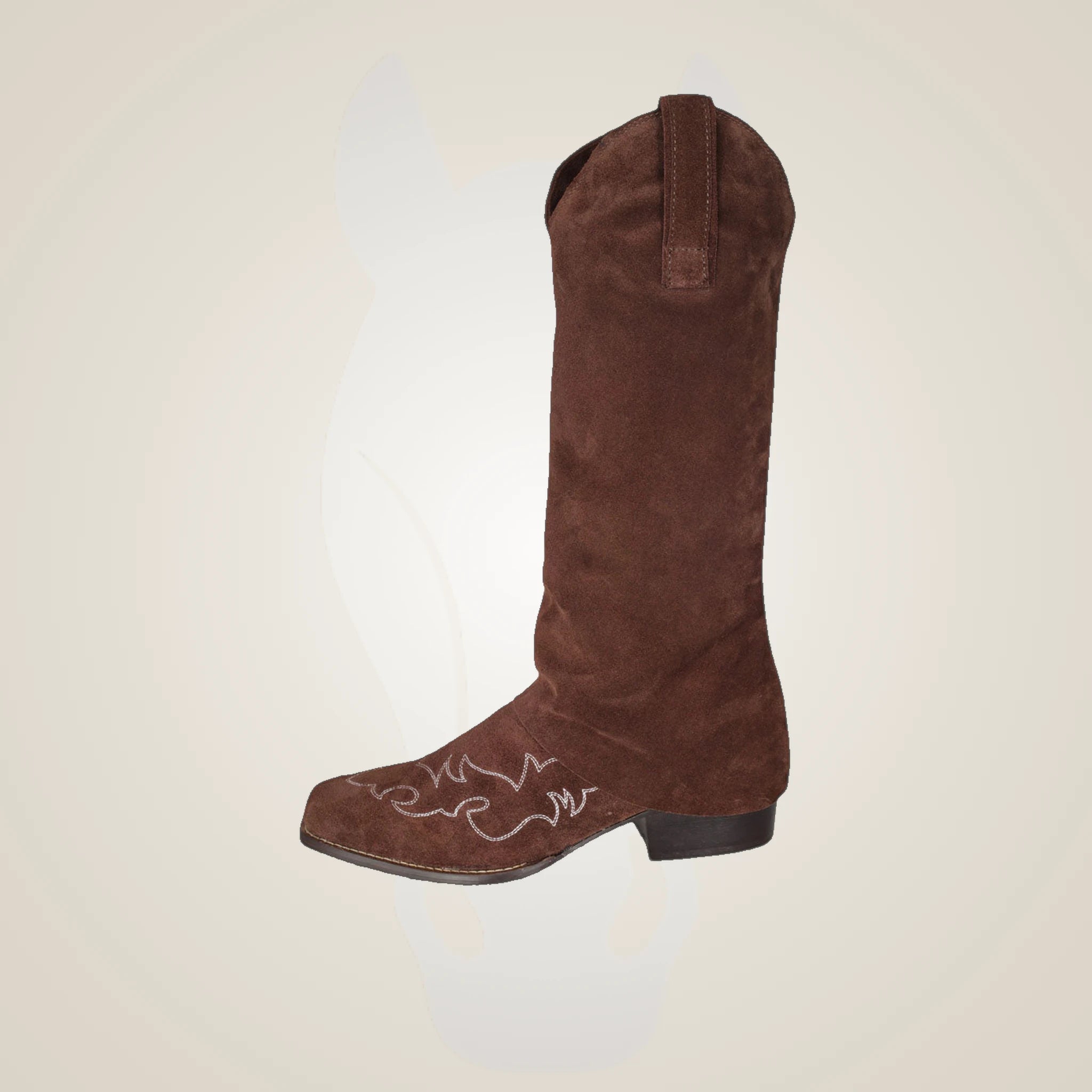 TuffRider Laureate Luxe Western Suede Boots - Brown