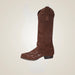 TuffRider Laureate Luxe Western Suede Boots - Brown