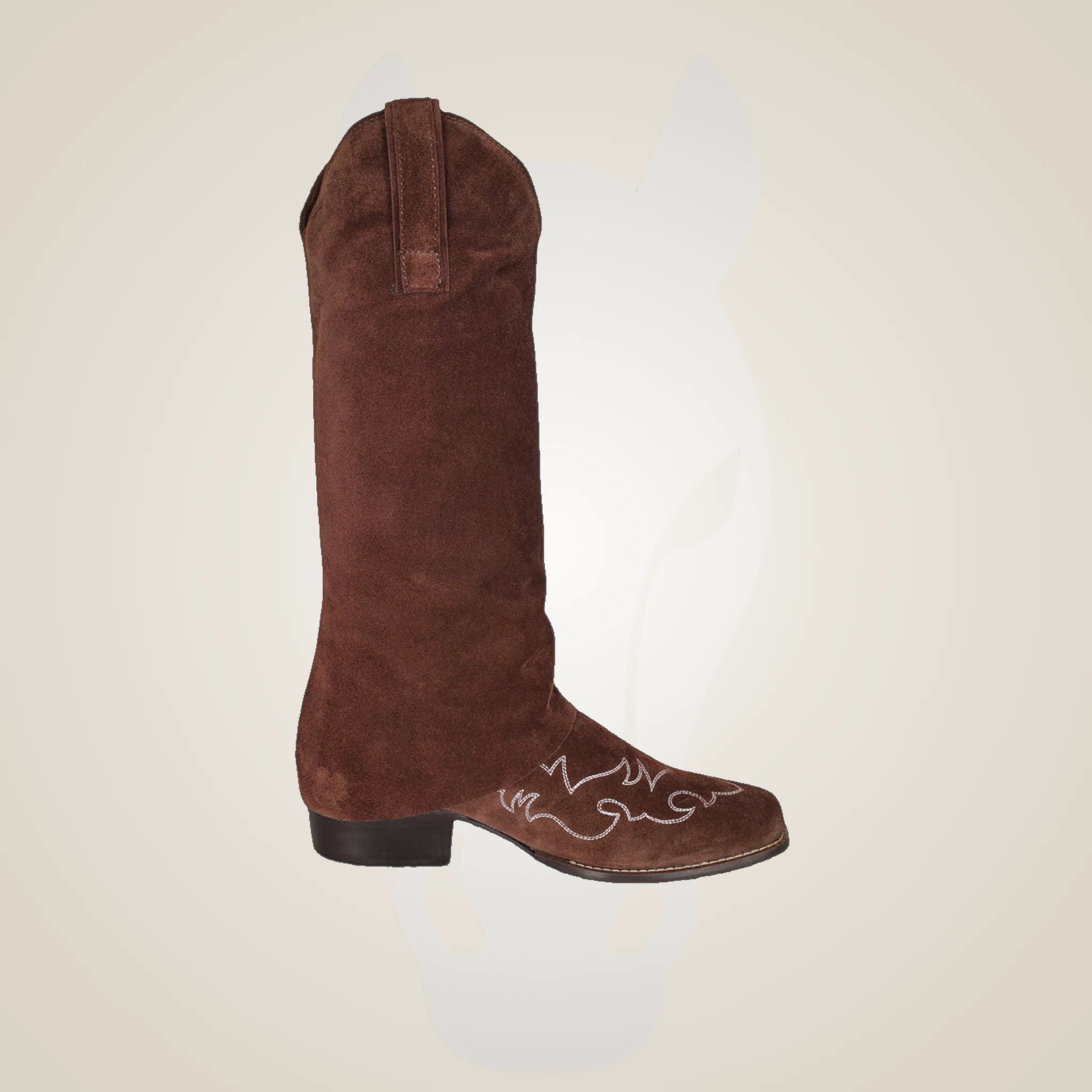 TuffRider Laureate Luxe Western Suede Boots - Brown