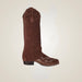 TuffRider Laureate Luxe Western Suede Boots - Brown