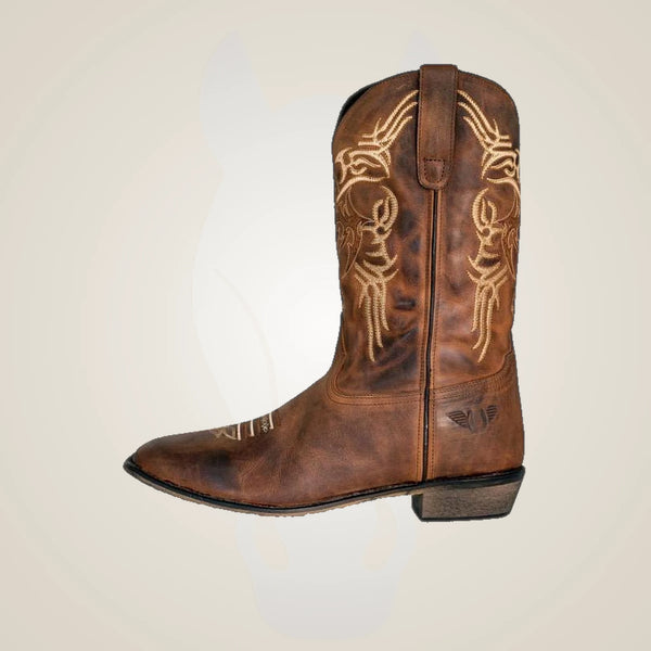 TuffRider Men's Lamar Wide Square Toe Western Boot