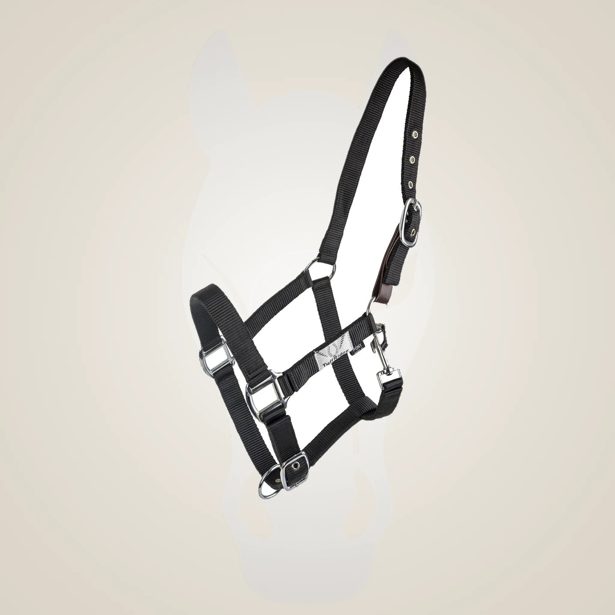 TuffRider Nylon Breakaway Halter - Black