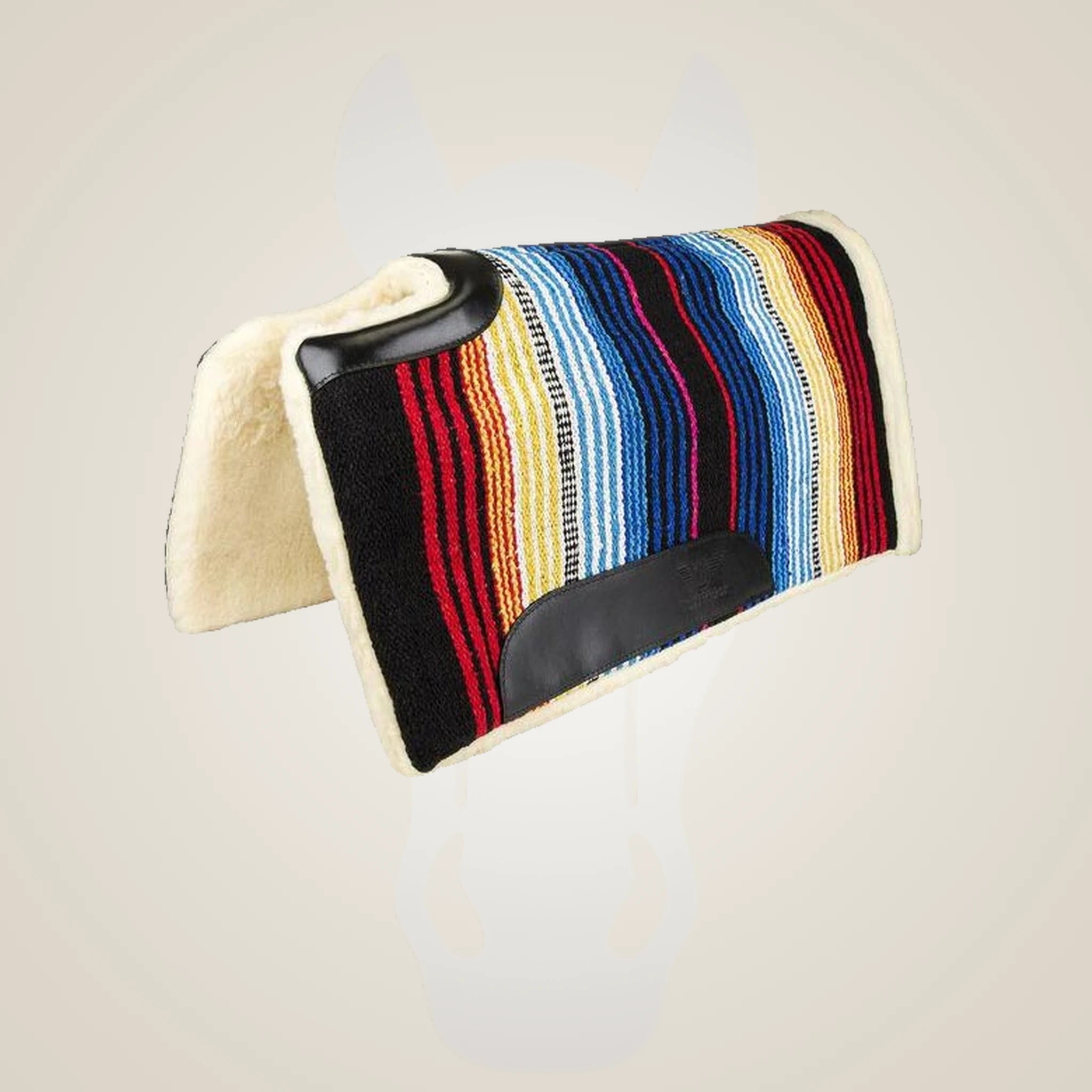 TuffRider Phoenix Small Acrylic Western Saddle Pad - Rainbow