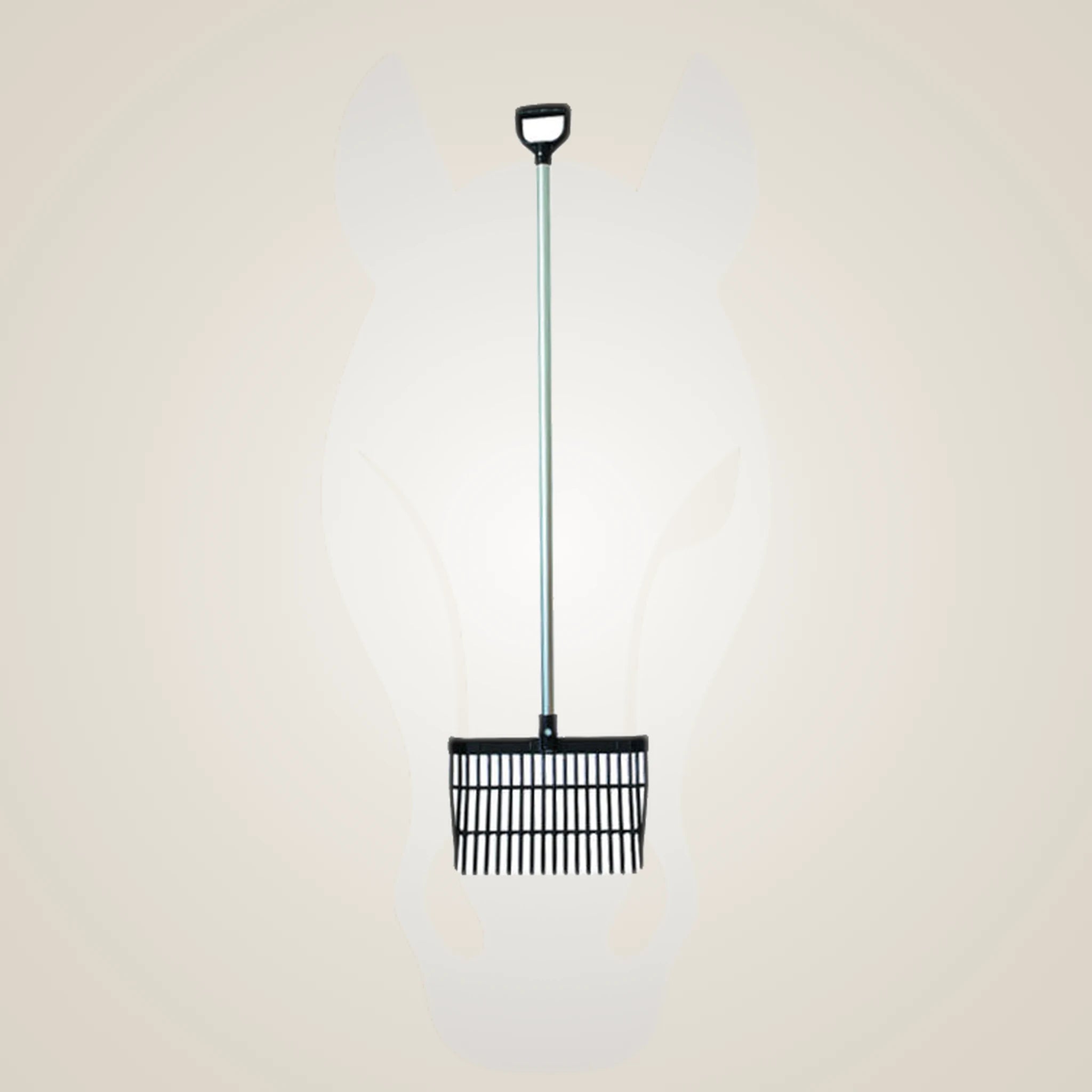 TuffRider Plastic Shaving Fork With Iron Handle - Black