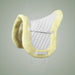 TuffRider Sherpa Fleece Fully Lined Shaped Saddle Pad - White