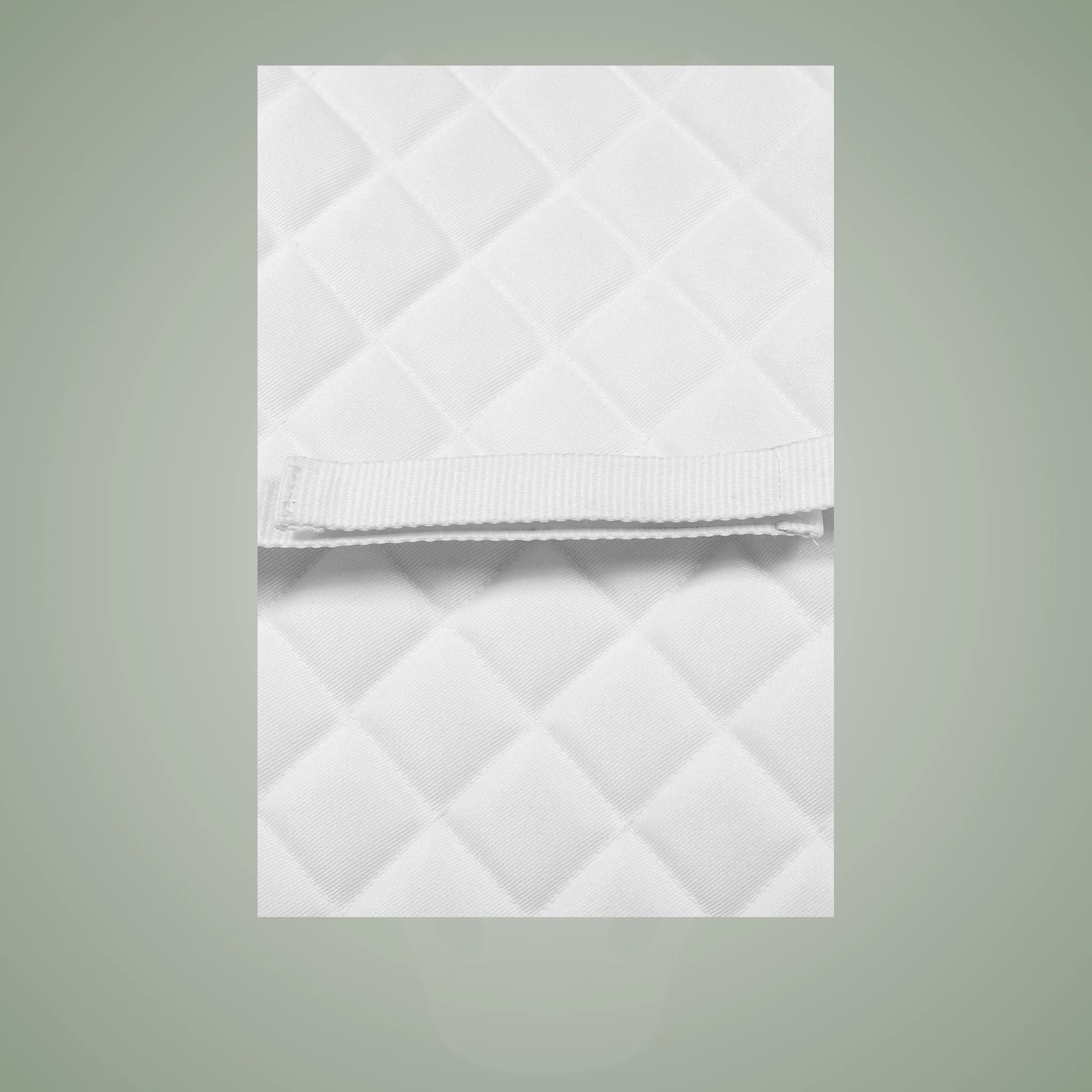 TuffRider Sherpa Fleece Fully Lined Shaped Saddle Pad - White