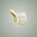 TuffRider Sherpa Fleece Fully Lined Shaped Saddle Pad - White