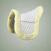 TuffRider Sherpa Fleece Trimmed Shaped Saddle Pad - White