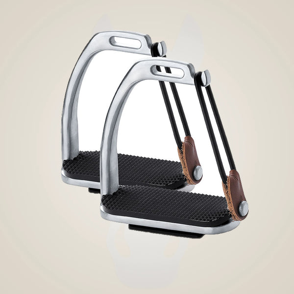 TuffRider Stainless Steel Peacock Safety Stirrups