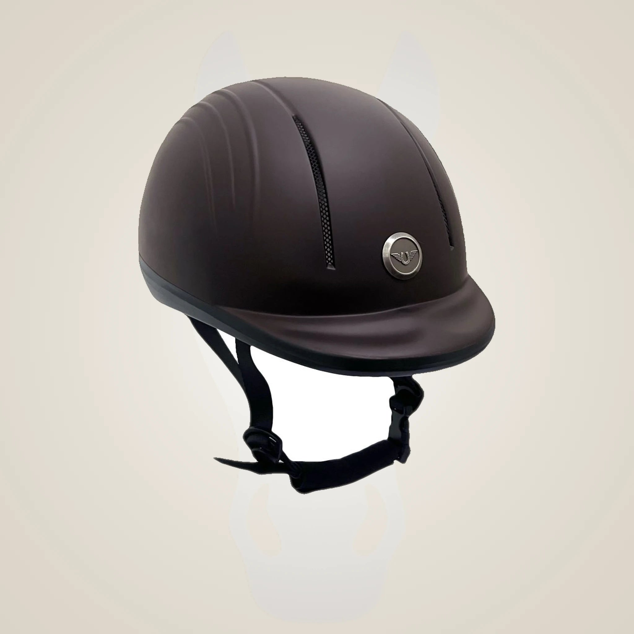 TuffRider Starter Basic Helmet - Shiny Brown